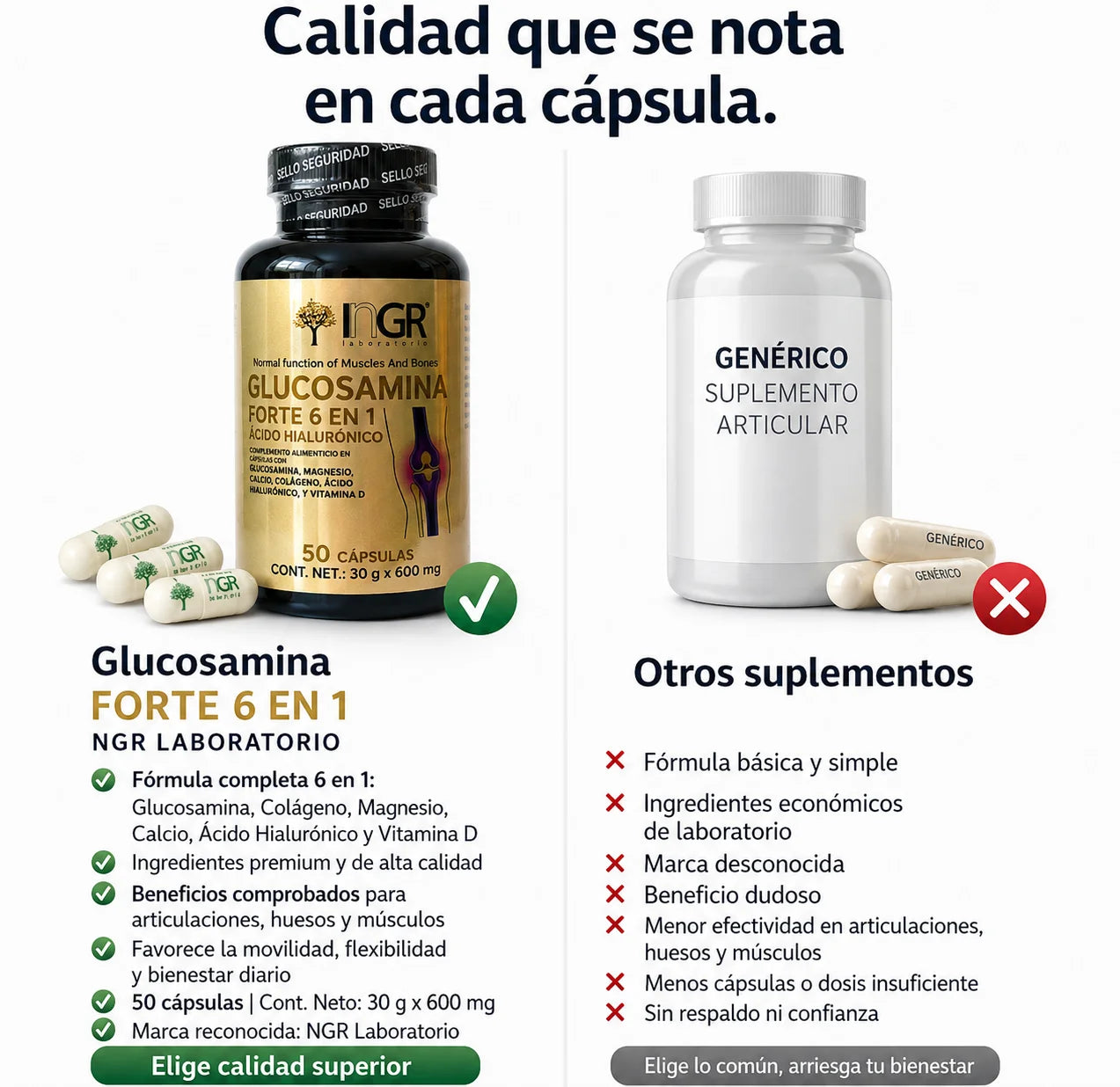 Glucosamina 6 en 1